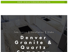 Tablet Screenshot of milestonegranite.com